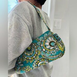 Vera Bradley peacock Paisley shoulder bag